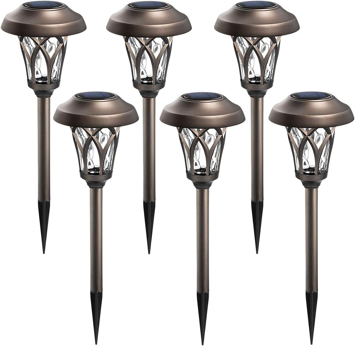 Solar Landscape Lights - High Lumen Waterproof Pathway Lights 19ft