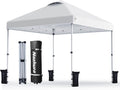 10ft x 10ft Pop Up Canopy Tent - Easy One-Person Setup