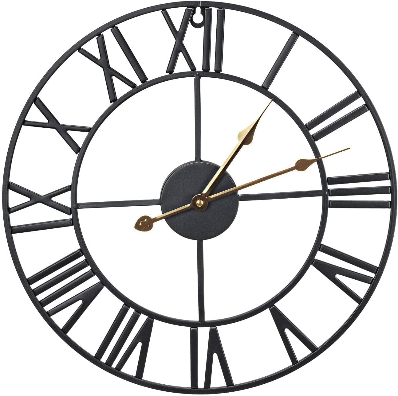 Sorbus Large Wall Clock for Living Room Decor 16-Inch Gold