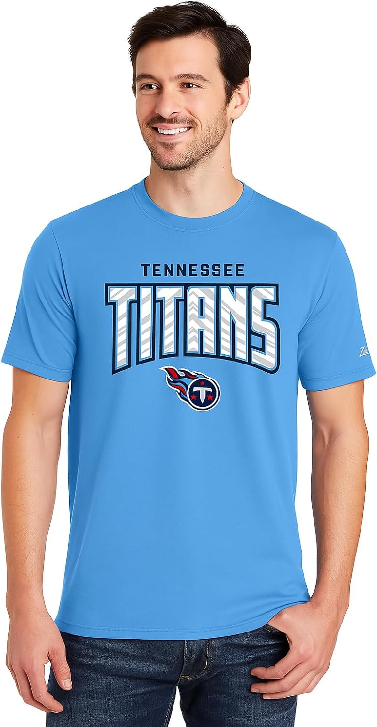 Zubaz NFL Teams Men's Short Sleeve Graphic T-Shirt for Fans