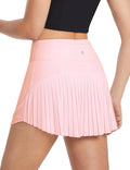 Pleated Tennis Skirt with Pockets and High Waist - Flattering Athletic