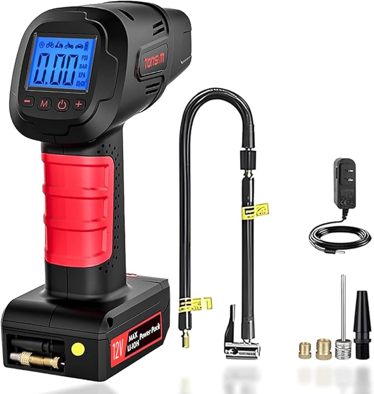 Portable 150PSI Tire Inflator by Tonsim - One-Click Smart Pump 