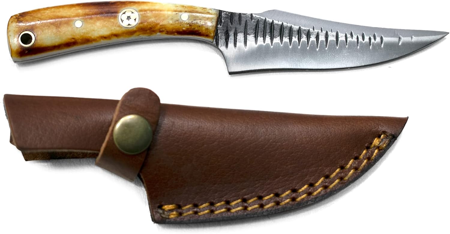 Titan International Knives Carbon 1080 Steel Hunting Knife