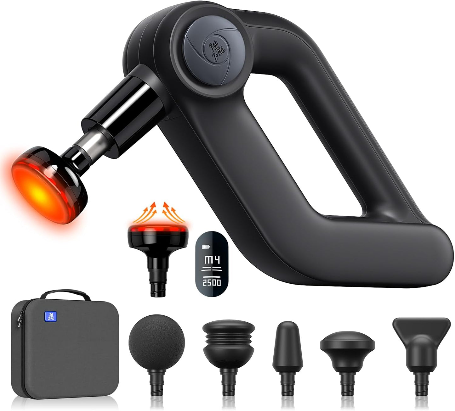 D5 Pro Plus Massage Gun with Heat for Deep Tissue Relief