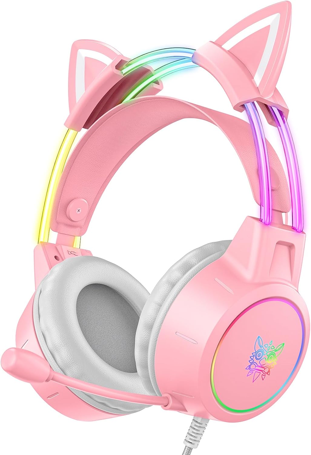 ONITOON Cat Ear Gaming Headset - Immersive Surround Sound
