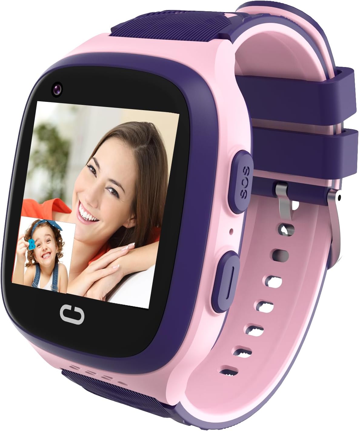 GPS Tracker Smartwatch for Kids - 7 Games Voice Chat SOS