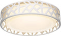 LED Flush Mount Ceiling Light 14 in Dimmable Round Fixture - Warm