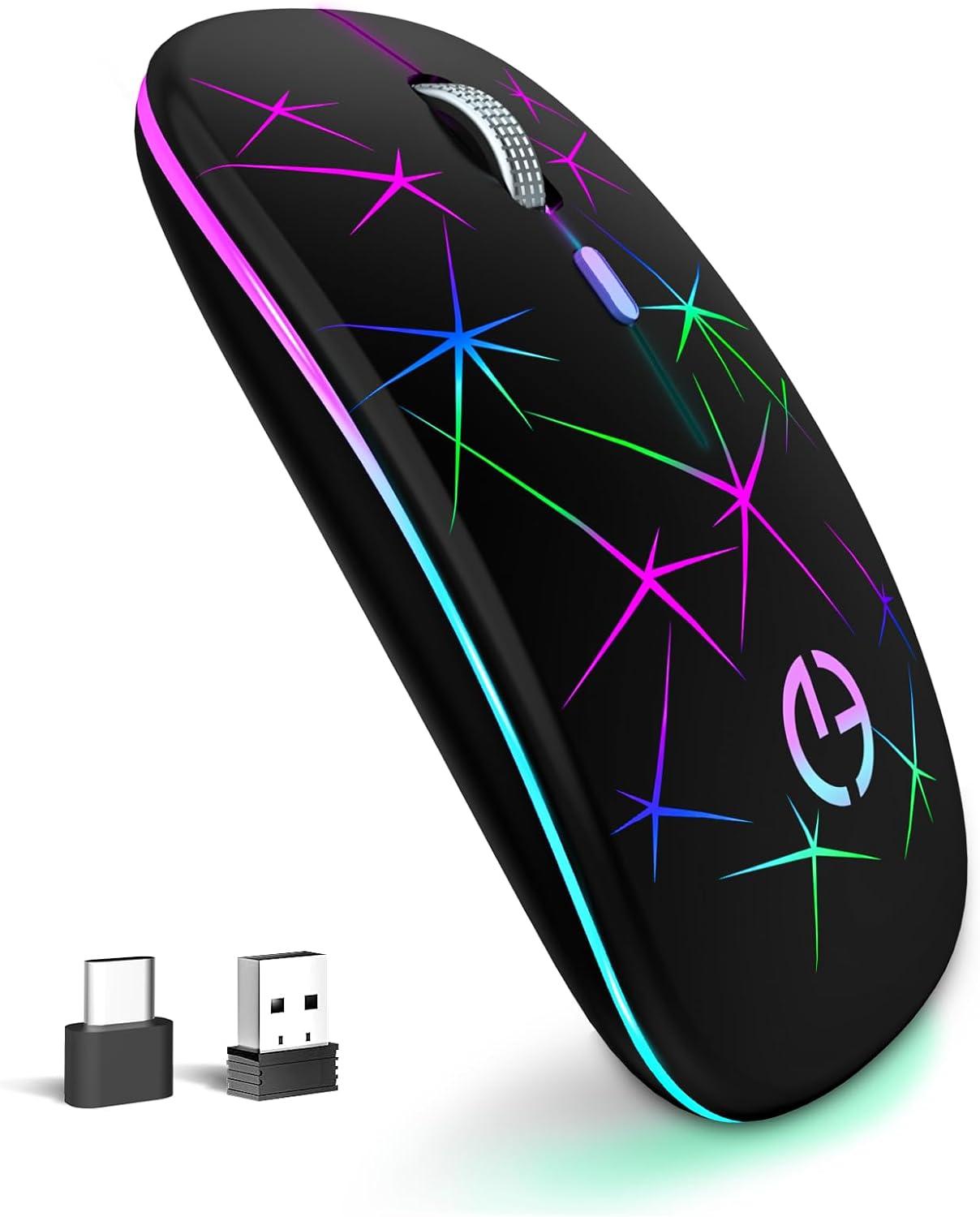 TaIYanG Quiet RGB Wireless Mouse - 3 DPI Levels