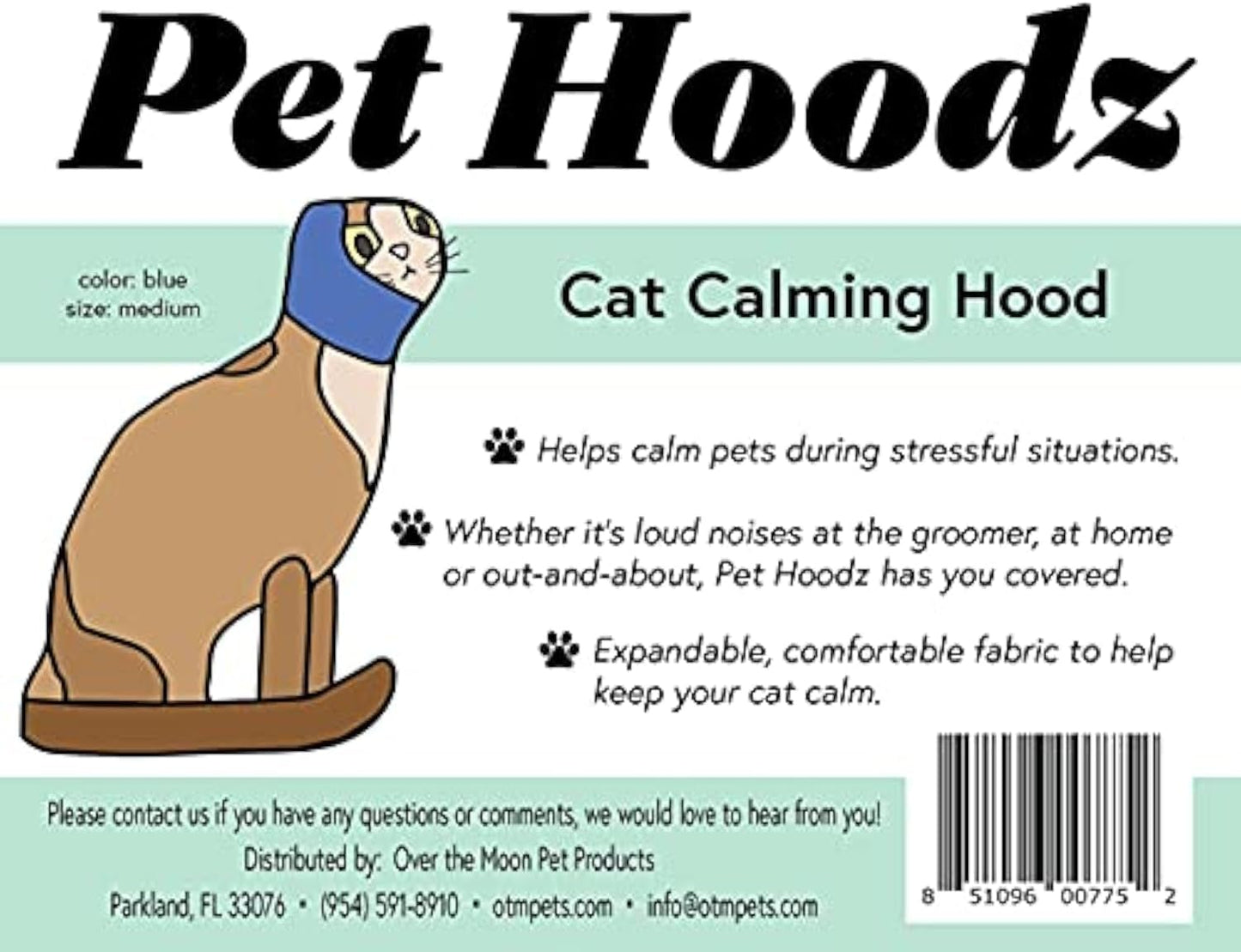 Calming Cat Hoodie for Anxiety Relief