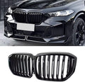 MAXDOM Replacement Front Upper Grill for BMW X5 G05 LCI - Gloss Black