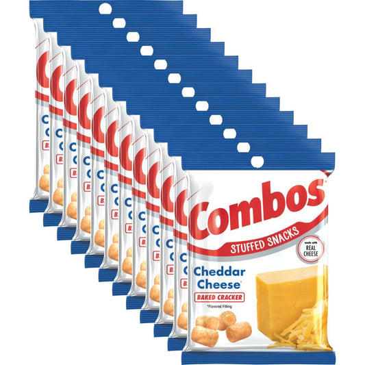 COMBOS Cheese Snacks - Cheddar Cheese and Crackers Snack Packs