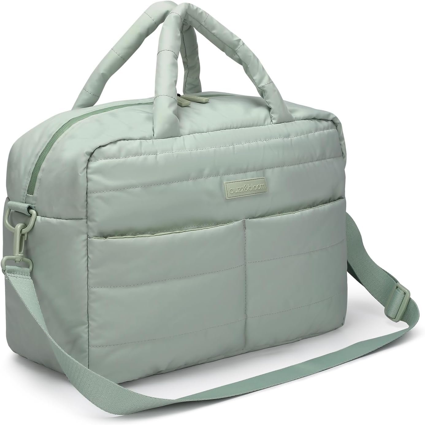Buzz&Bloom Diaper Bag: Stylish Baby Travel Bag with Changing Pad