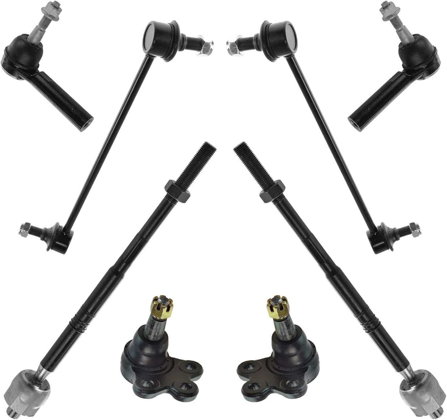 TRQ Front Steering & Suspension Kit for Chevrolet Equinox Terrain