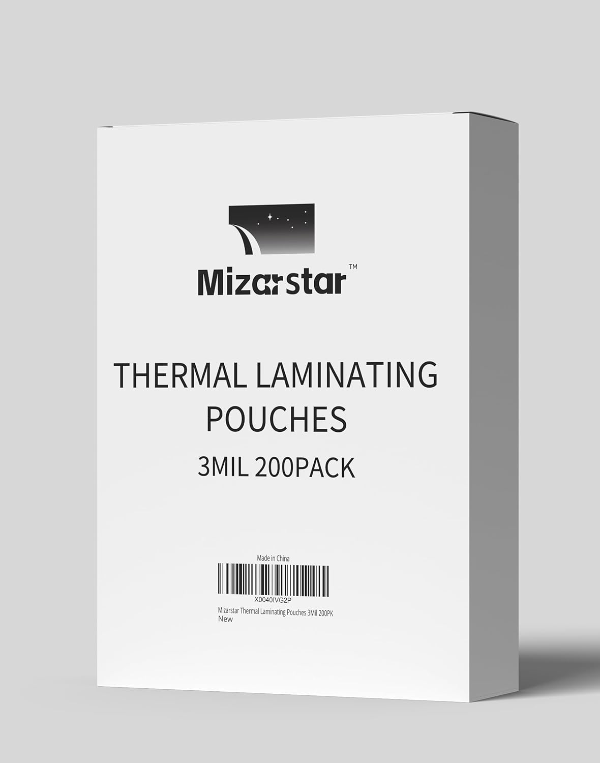 200 Pack Premium 3 Mil Laminating Pouches - Clear Letter Size Sheets by Mizarstar