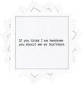 Five Star Funny Pride Quotes Cotton Cocktail Napkins - Witty Party