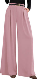 Womens Fall Wide Leg Trousers - Flowy High Waist Palazzo Pants