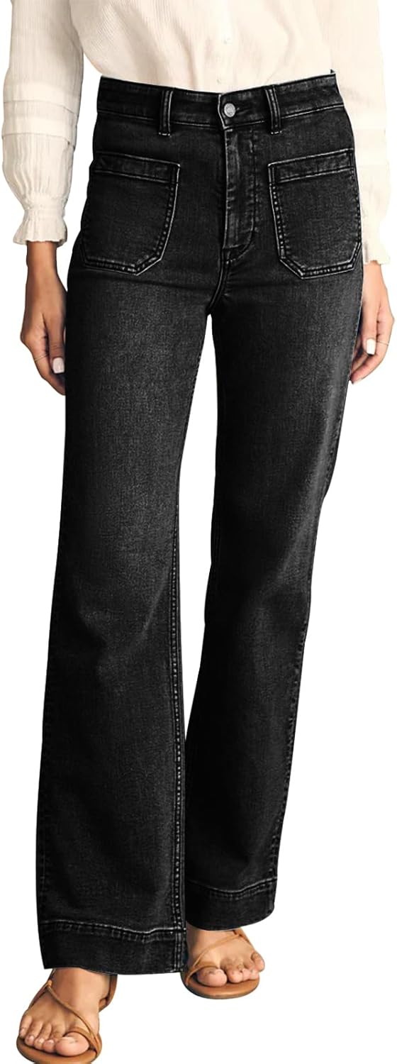 KUNMI Women's Wide Leg Jeans for Stylish Comfort and Fit