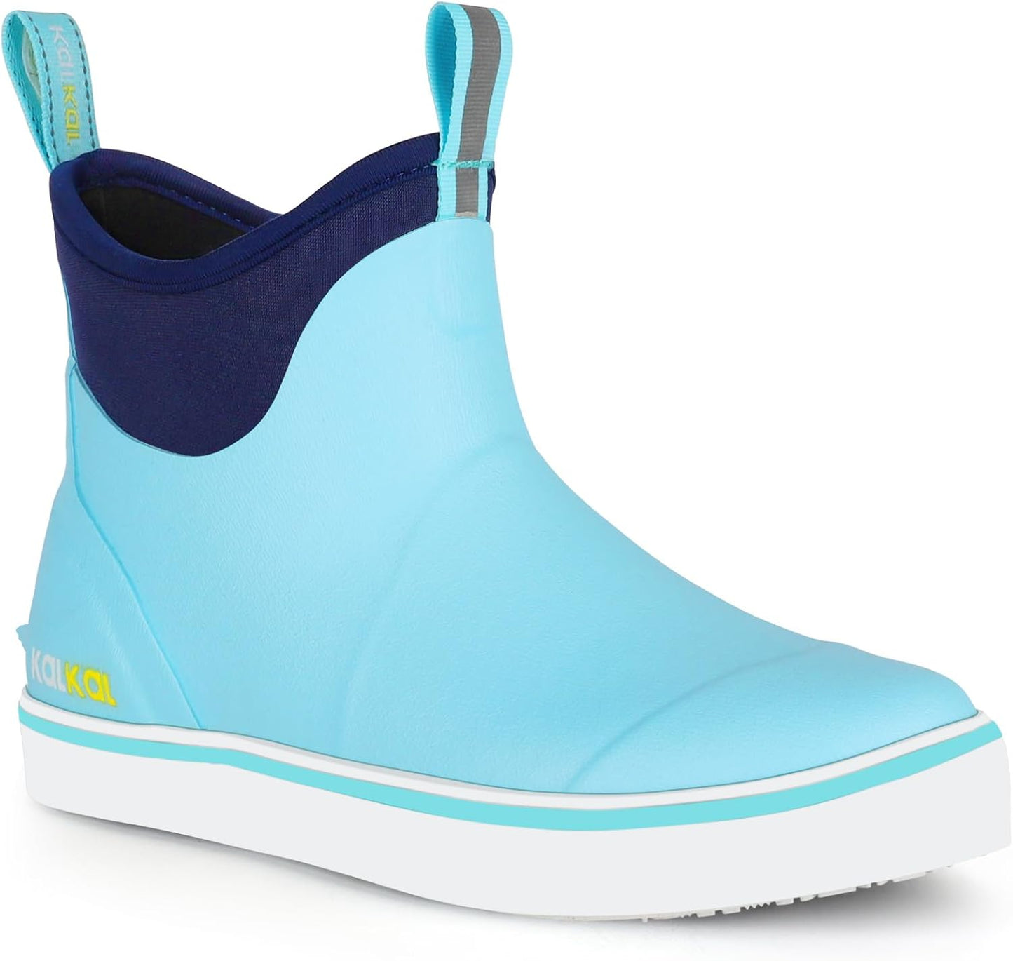 Kalkal Women's Deck Boots: Waterproof Ankle Rain Boots for All