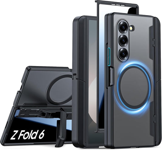 Samsung Galaxy Z Fold 6 Case with S Pen Holder and Kickstand