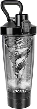 USB Rechargeable Electric Protein Shaker - Self Stirring 20 oz BPA-Free