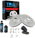 Front Brake Pad & Rotor Kit Ceramic Performance G-Coated