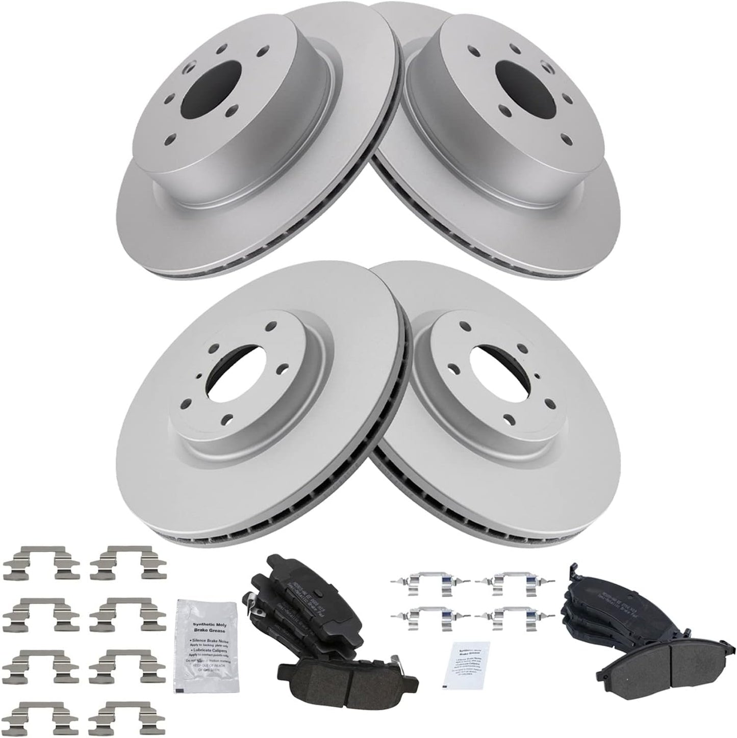 Premium Metallic Brake Pad & Rotor Kit for Nissan Infiniti Vehicles