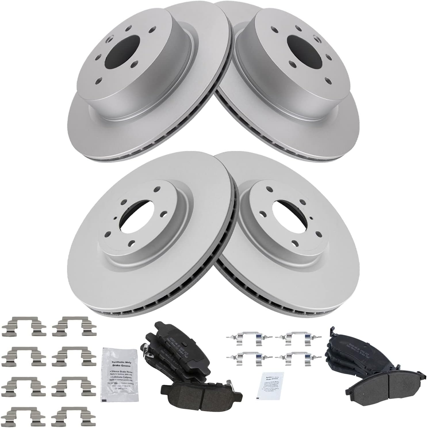 Premium Metallic Brake Pad & Rotor Kit for Nissan Infiniti Vehicles