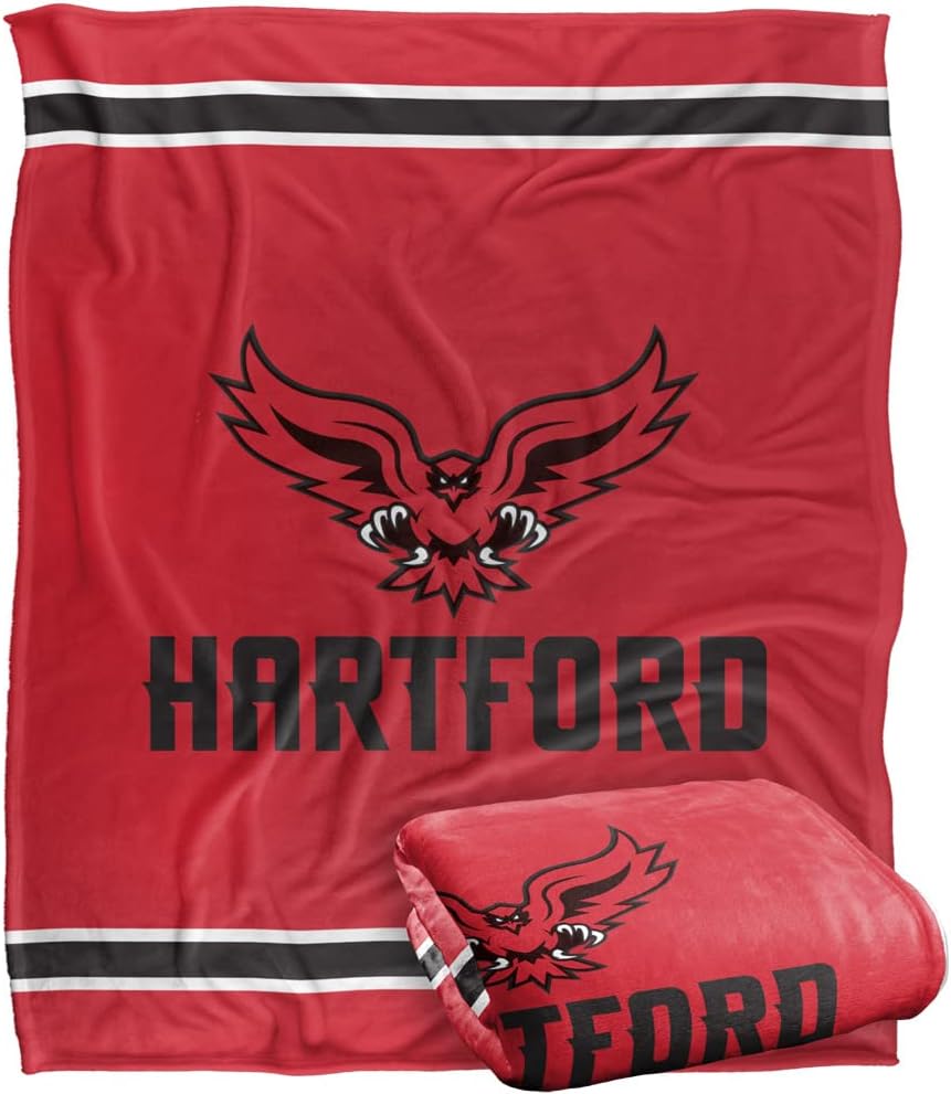 University of Hartford Primary Logo Silky Touch Throw Blanket
