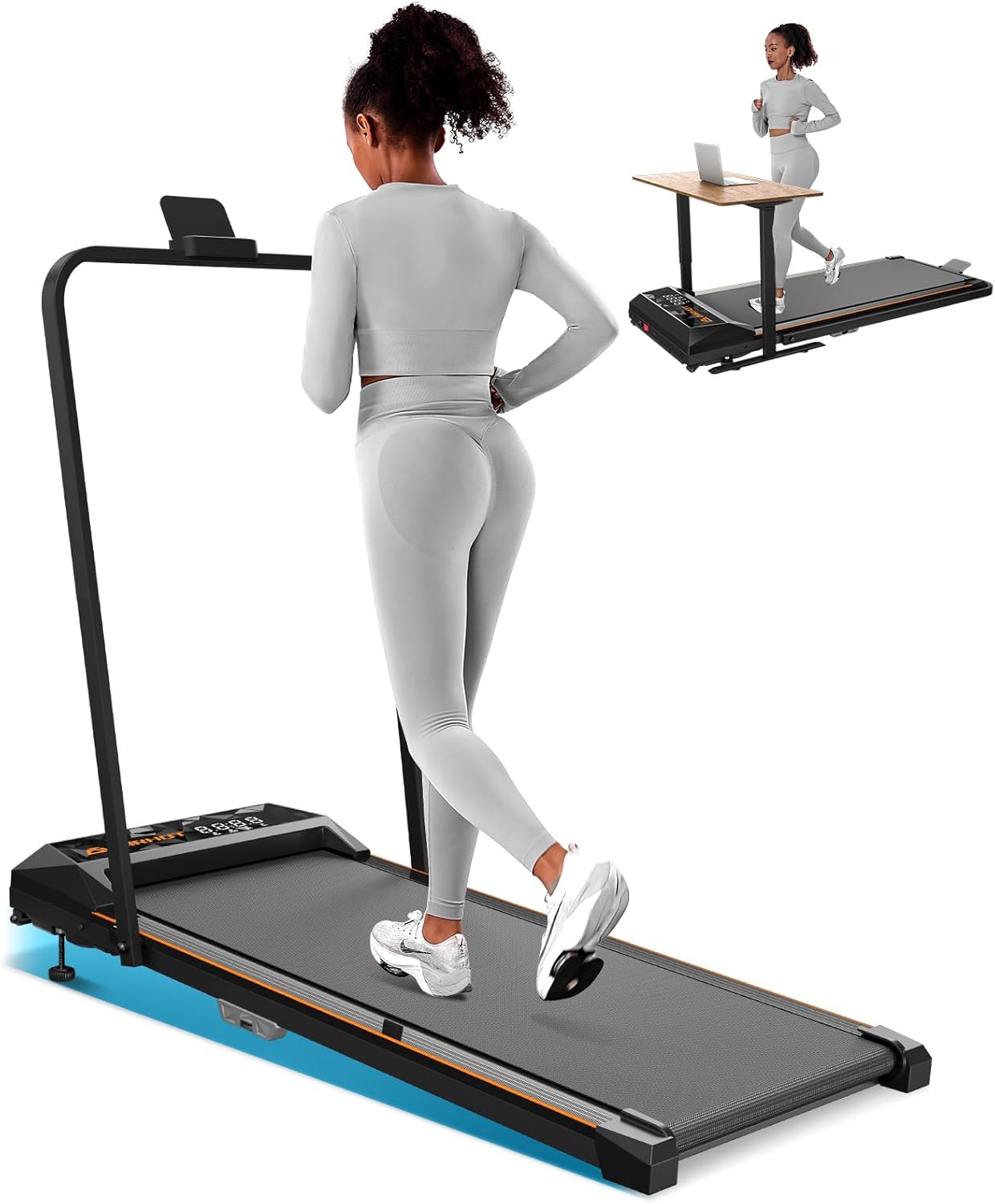 Compact Incline Walking Pad for Home Office