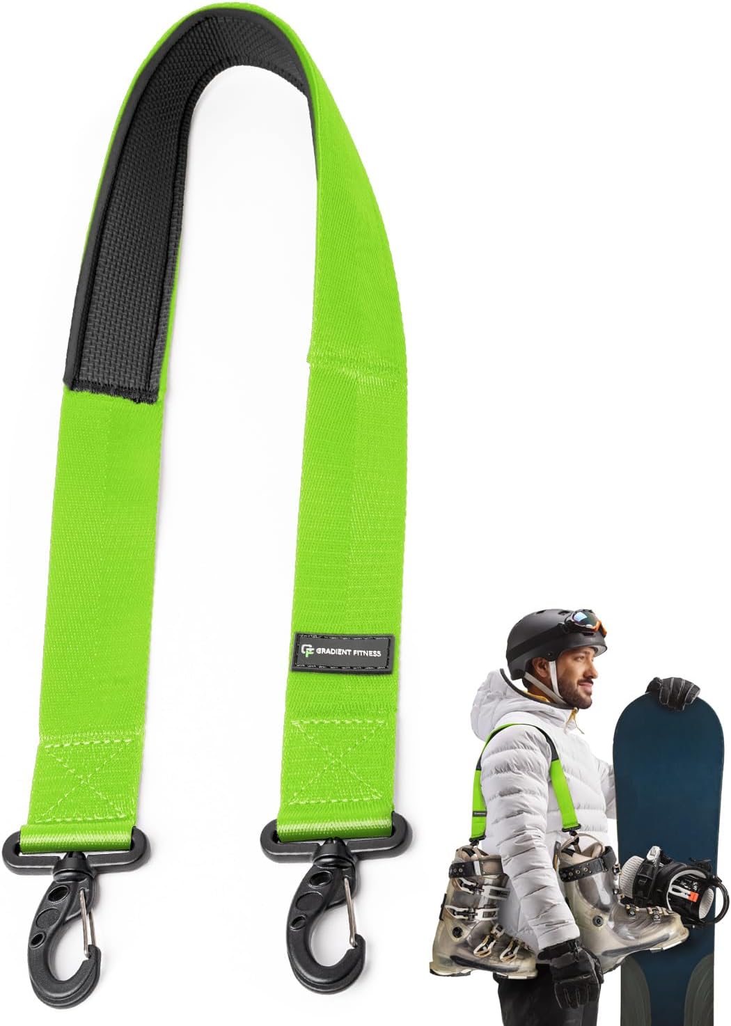 Anti-Slip Ski Boot Strap by Gradient Fitness - 35 characters
