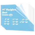 Art3d 5-Pack 24x36 in Clear PET Sheets - Durable, Easy to Cut