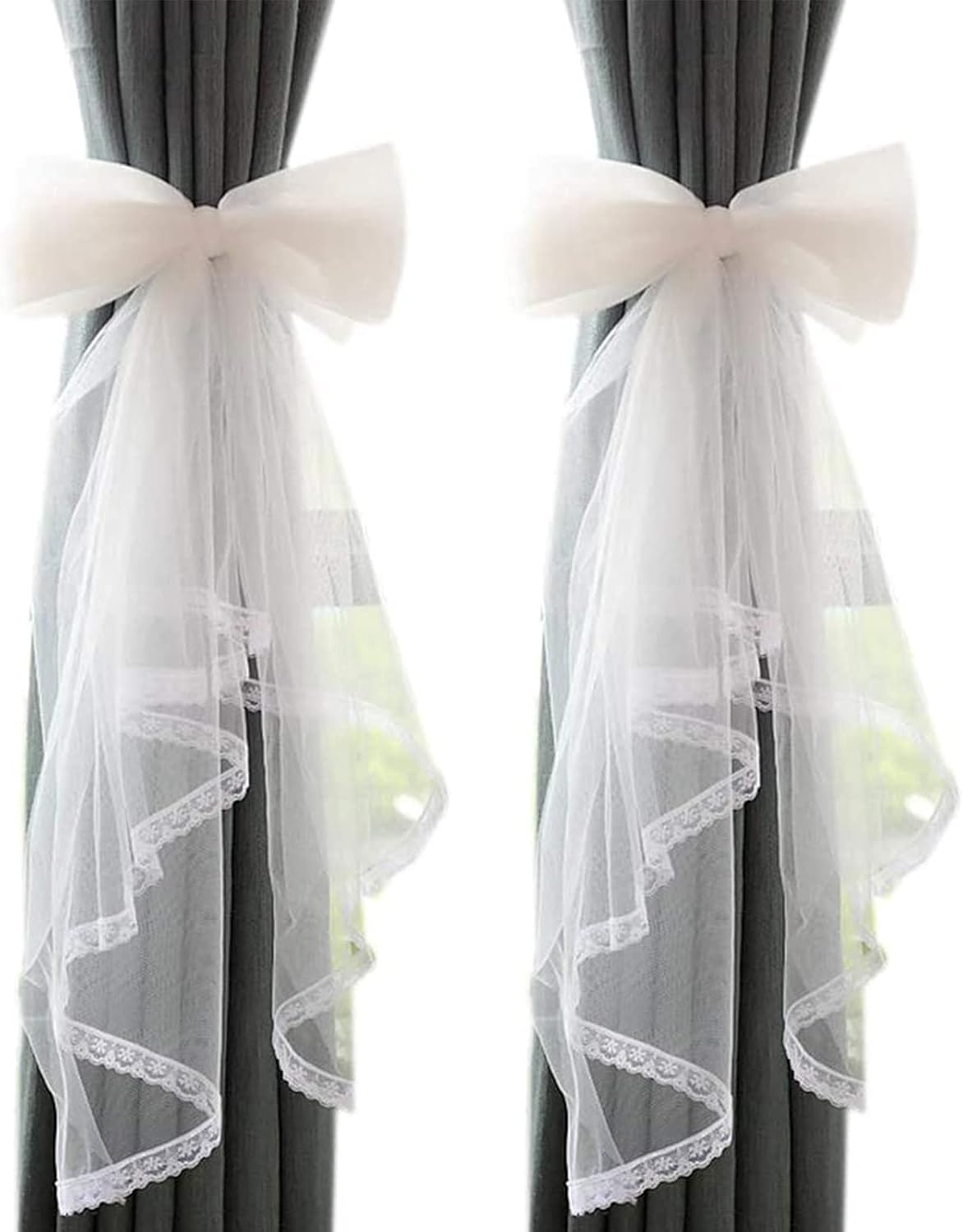 Sweet Bowknot Curtain Tiebacks for Elegant Home Decor