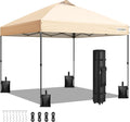 VIVOHOME 8x8ft Pop Up Canopy Tent for Outdoor Events and More