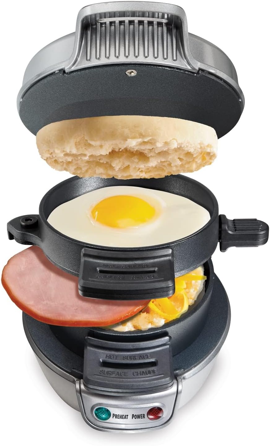 Hamilton Beach Sandwich Maker: Customize & Enjoy!