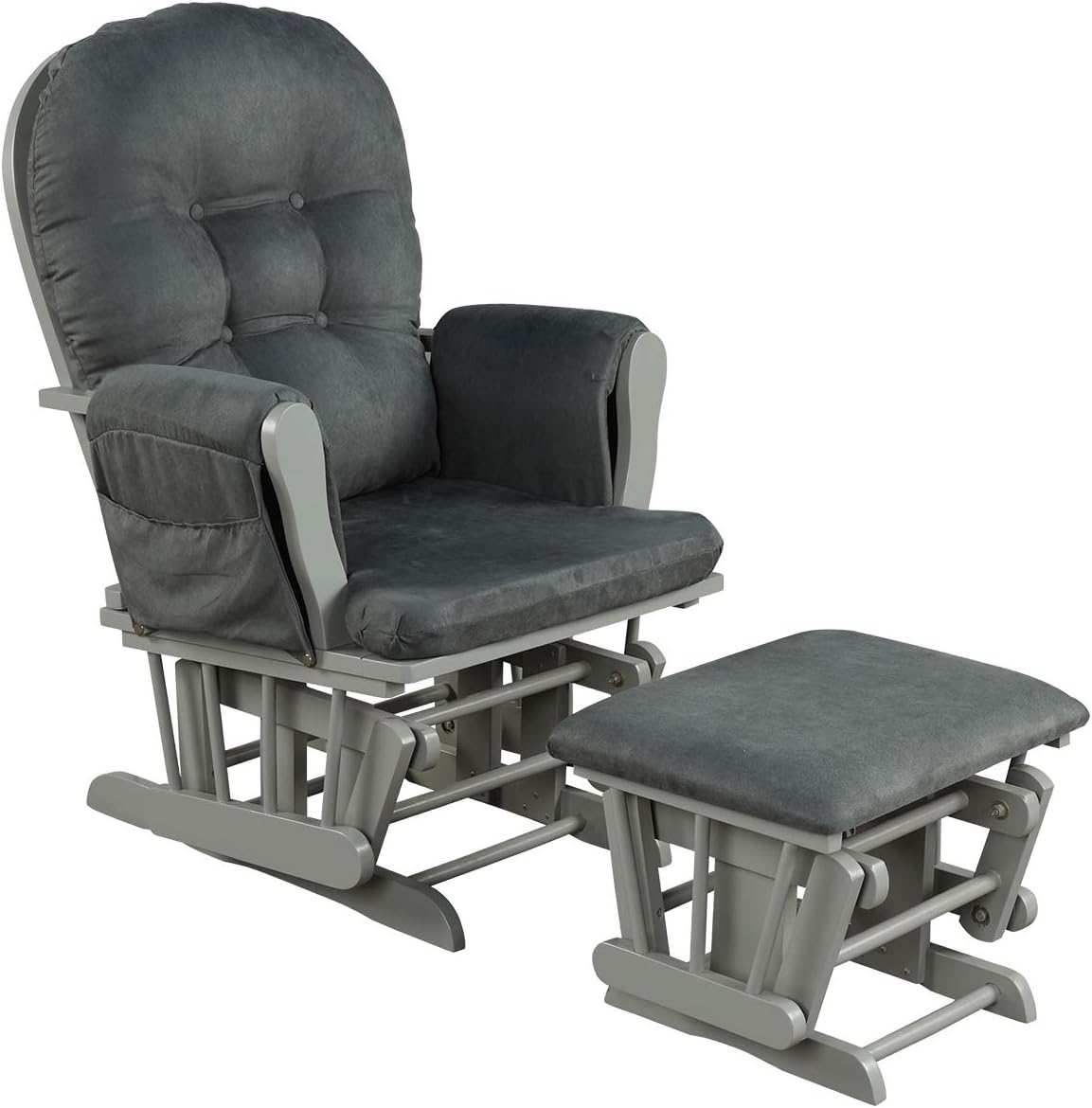 Costzon Nursery Glider with Ottoman for Ultimate Comfort