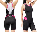 Women's Triathlon Suit One-Piece Sleeveless Tri Suit Padded Quick-Dry