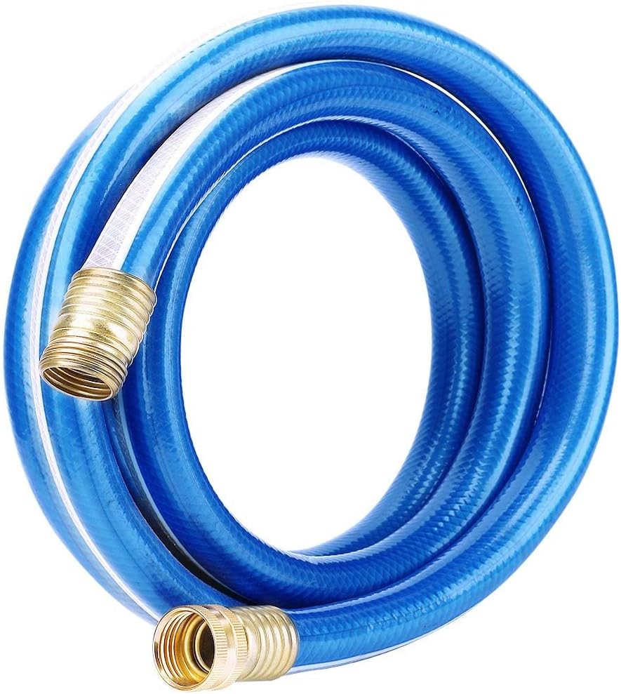 Solution4Patio 50 ft Heavy Duty Blue Garden Hose for All Uses