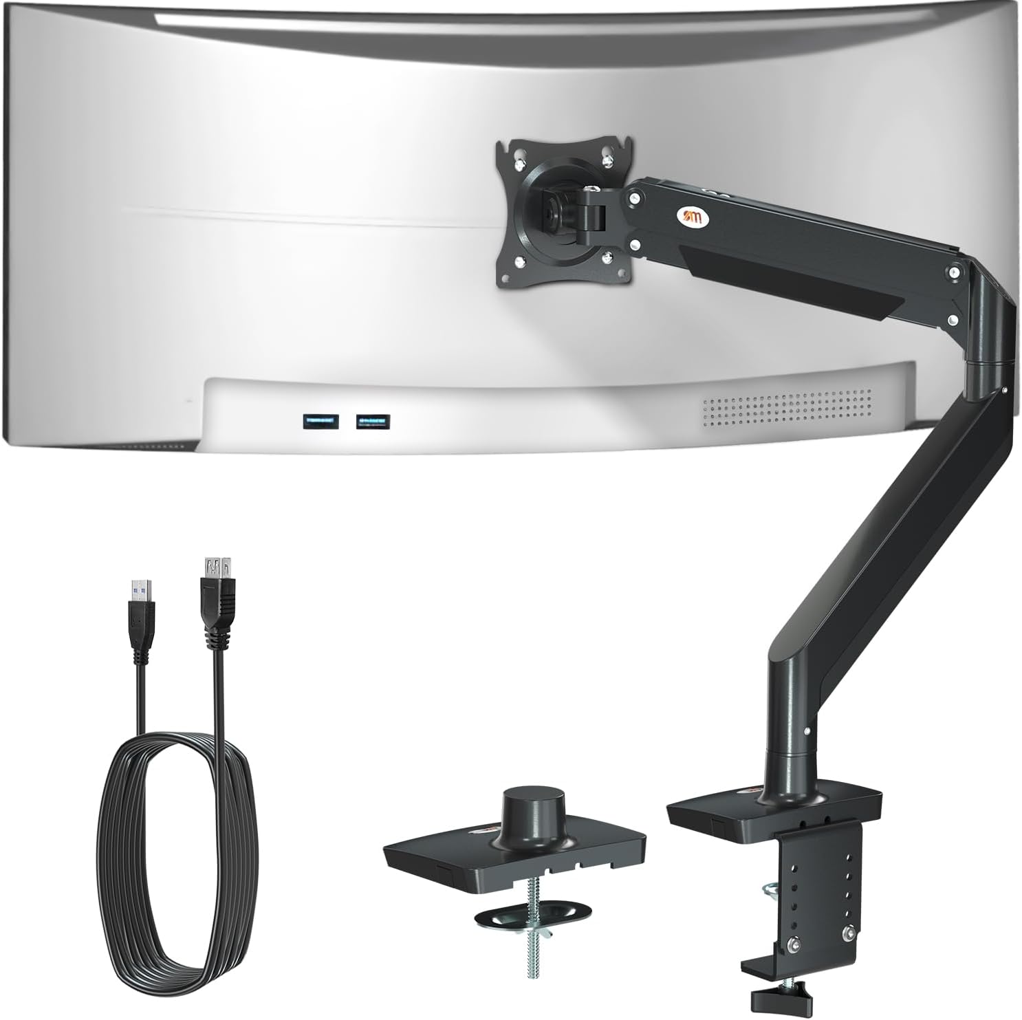 Ultrawide Monitor Arm for 22-43 inch Screens, Heavy Duty Mount
