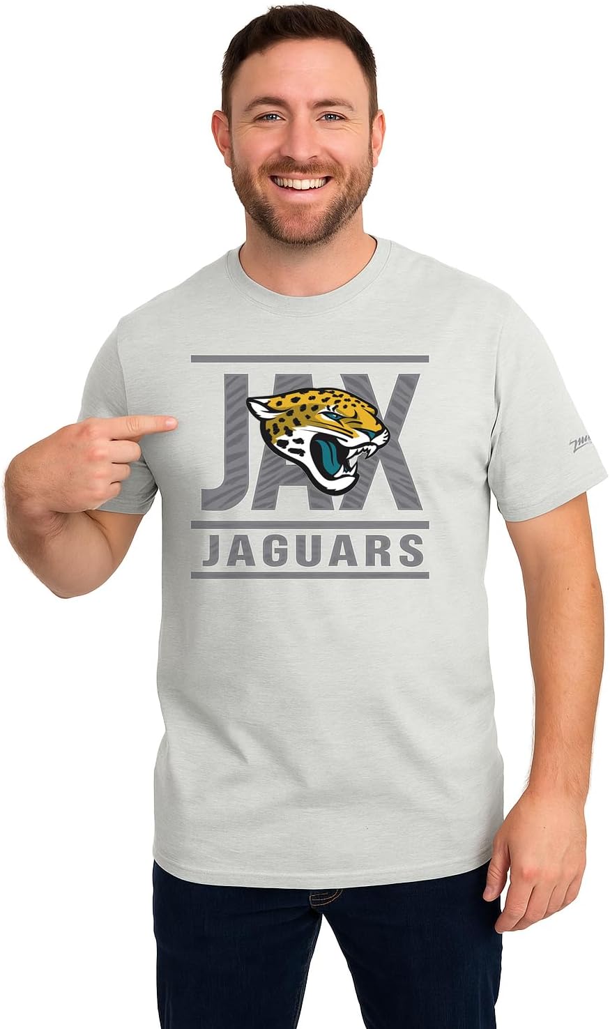 Zubaz NFL Men's Short Sleeve Team Graphic T-Shirt for Fans