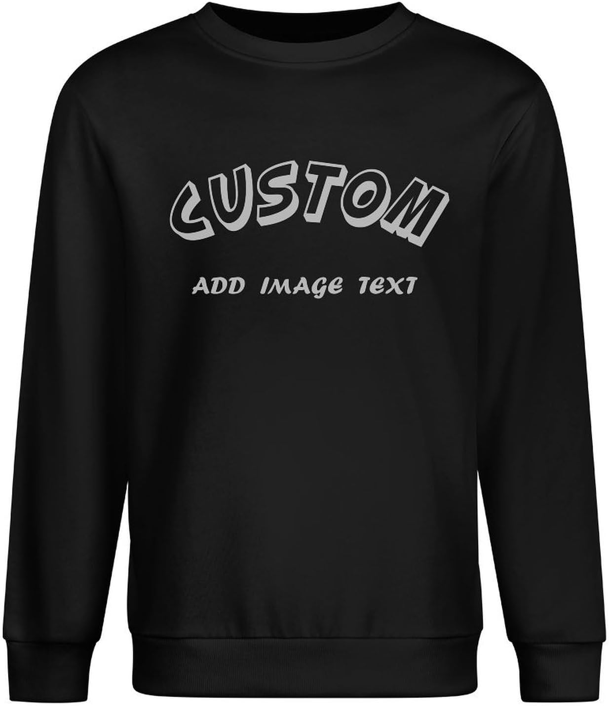 Personalized 100% Cotton Sweatshirt - Custom Gift