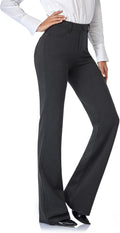 Stretchy Bootcut Dress Pants for Women - Tall, Petite, Regular Fit on