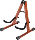 Portable Wood Guitar Stand, Non-Slip Arms, Easy Assembly