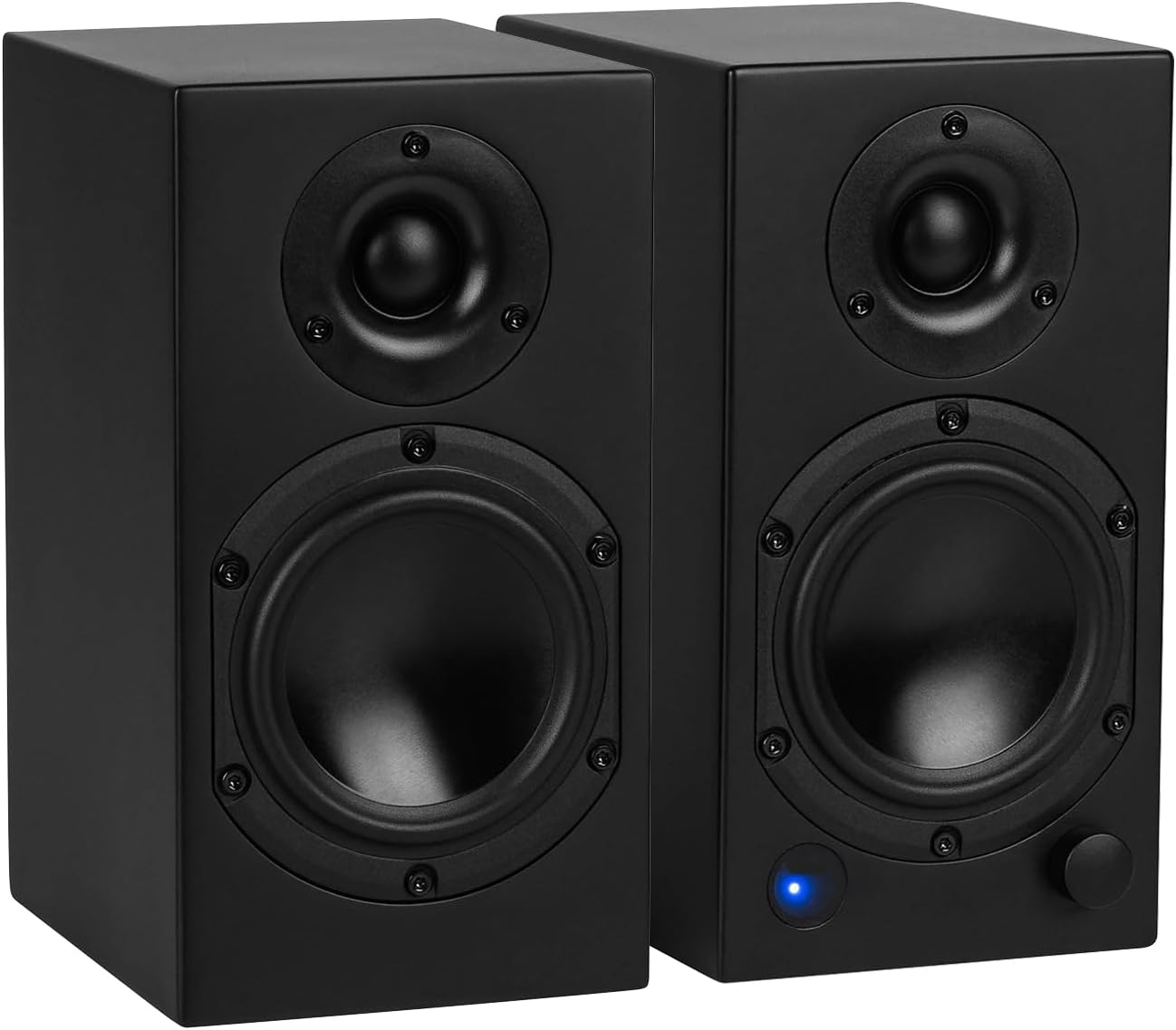 Dayton Audio M4 Bluetooth Desktop Speakers: 150W Peak Power