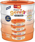 Play-tex Diaper Geniie Max Fresh Diapers 1080 Count - Long-Lasting