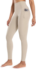 Women's Workout Leggings with Pockets High Waist Yoga Pants 28 in