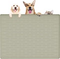 39.4in x 29.5in Largest Pet Food Mat - Waterproof Nonslip Feeding Mat