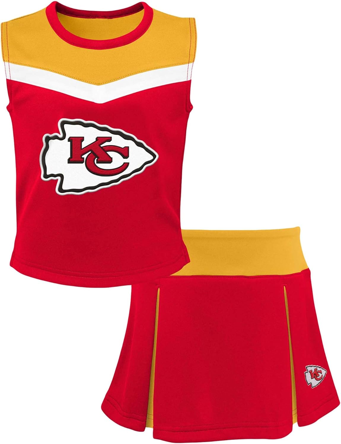 Girls Youth NFL Spirit Two-Piece Cheerleader Set for Fans
