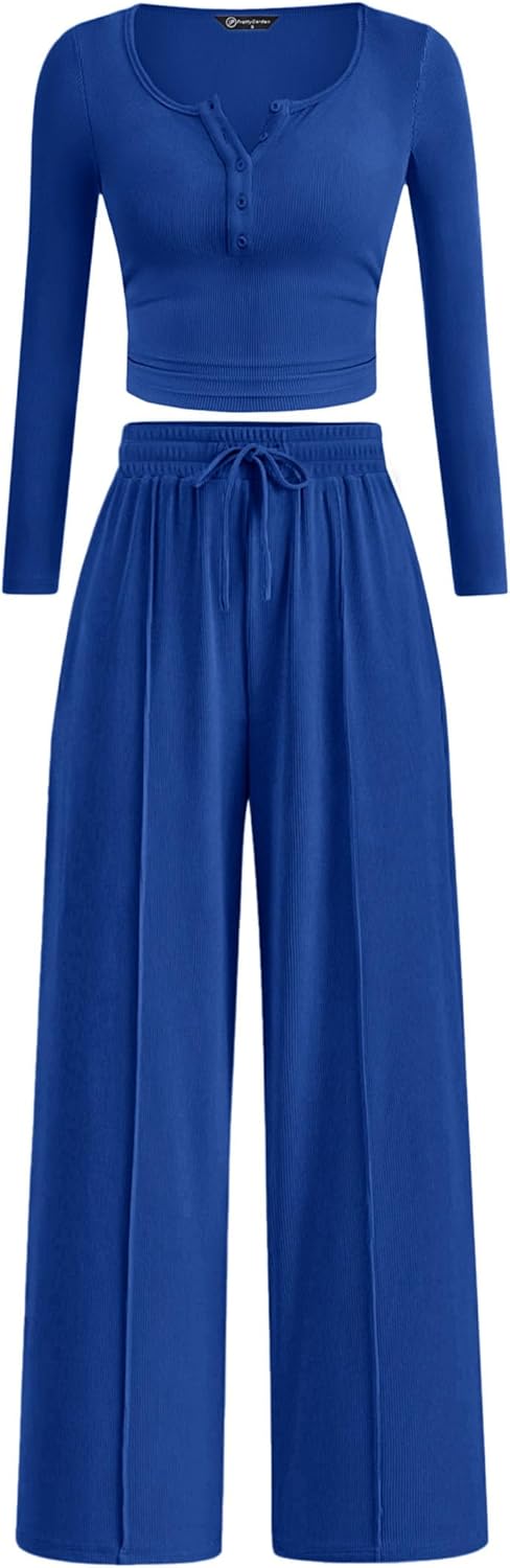 PRETTYGARDEN Women's Trendy 2 Piece Lounge Sets for Fall 2025