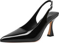 Susanny Slingback Kitten Heels Elegant Dressy Pumps - Sleek Comfort 54