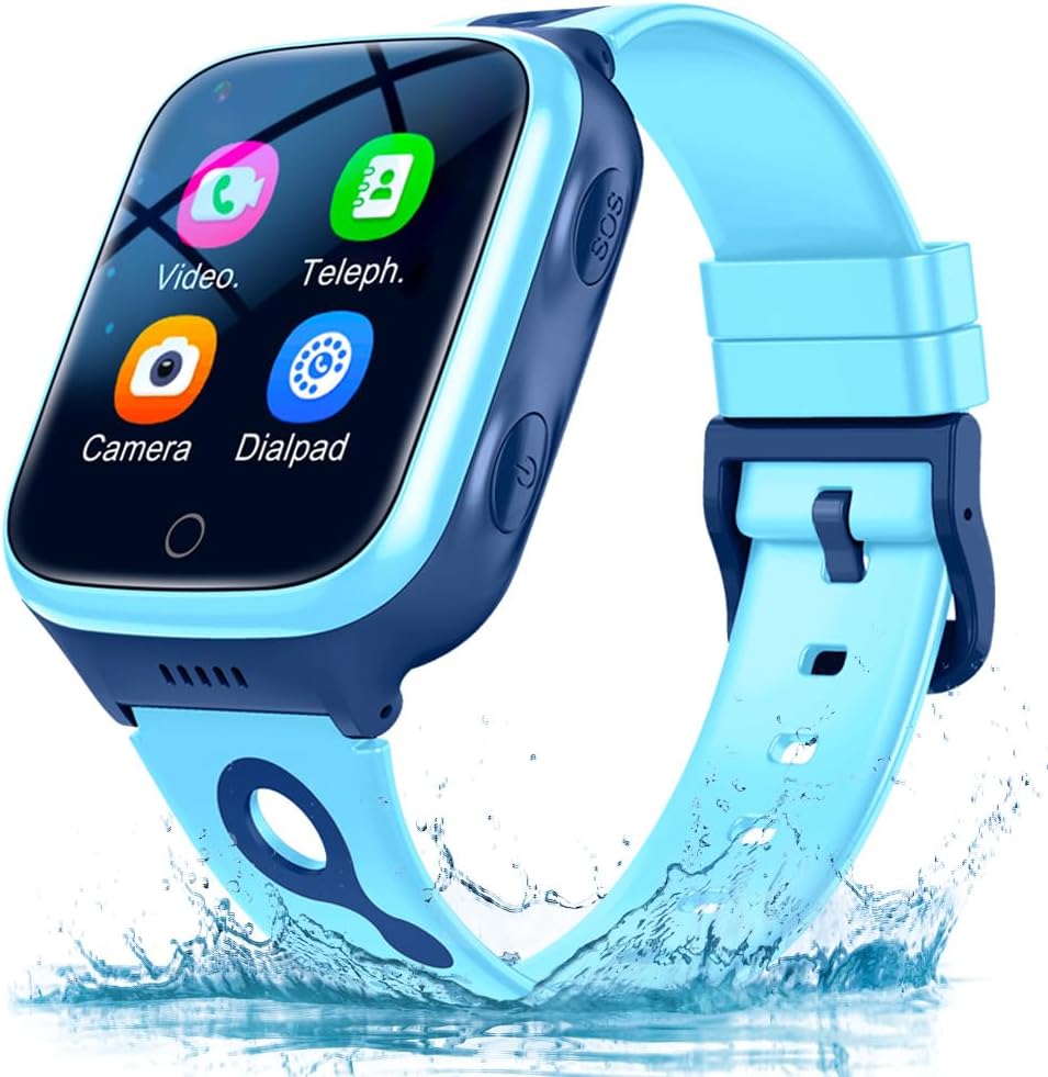 TEZILON Kids GPS Smart Watch | Real-Time Tracking & Safety Features